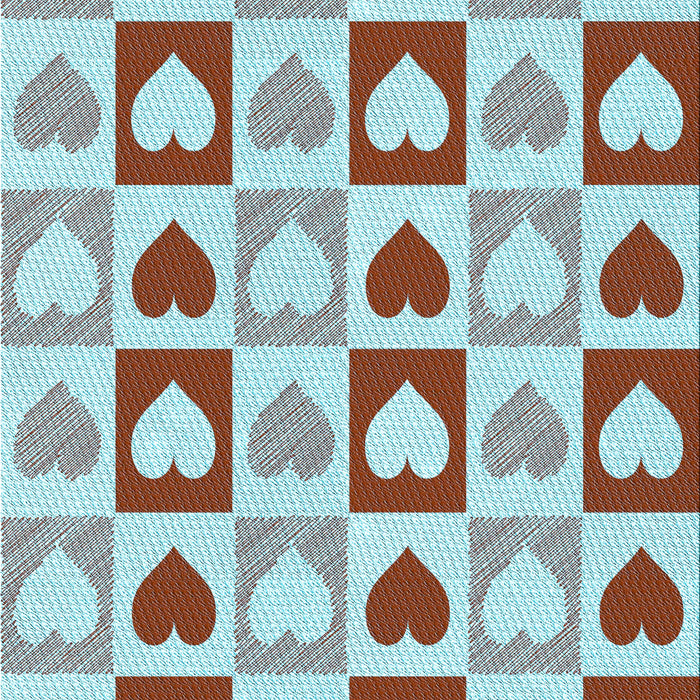 Patterned Blue Rug, pat331lblu