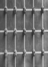 Machine Washable Transitional Gray Rug, wshpat3310gry