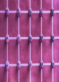 Machine Washable Transitional Medium Violet Red Pink Rug, wshpat3310pur