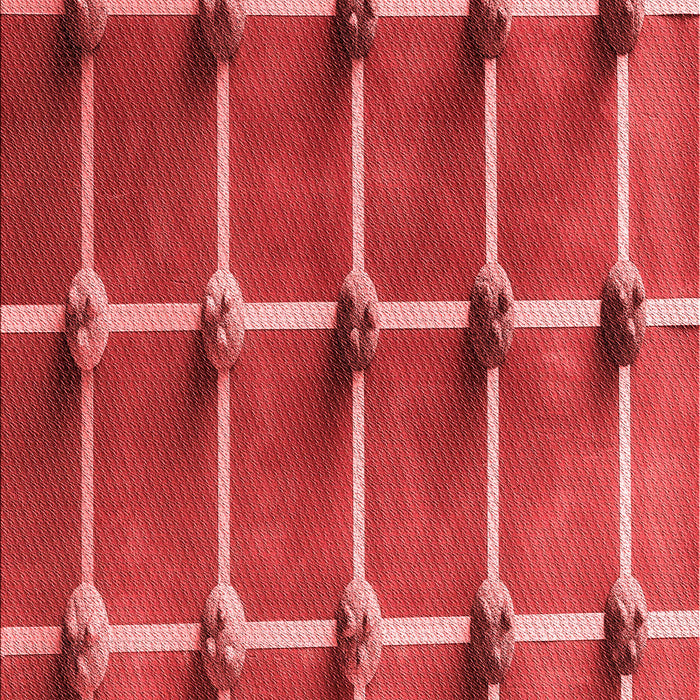 Machine Washable Transitional Red Rug, wshpat3310rd