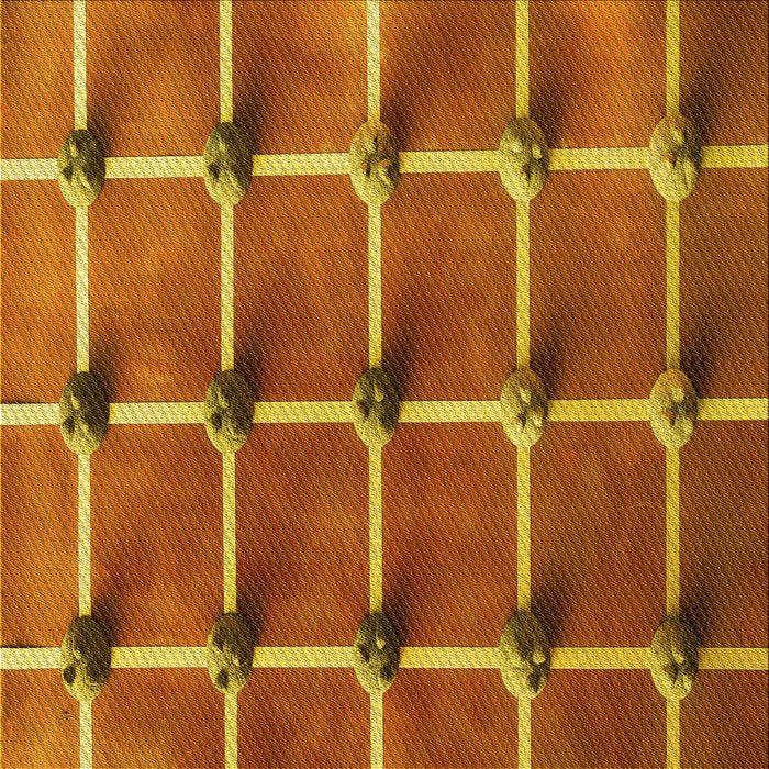 Round Machine Washable Transitional Red Rug, wshpat3310yw