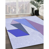 Patterned Blue Rug, pat3311blu