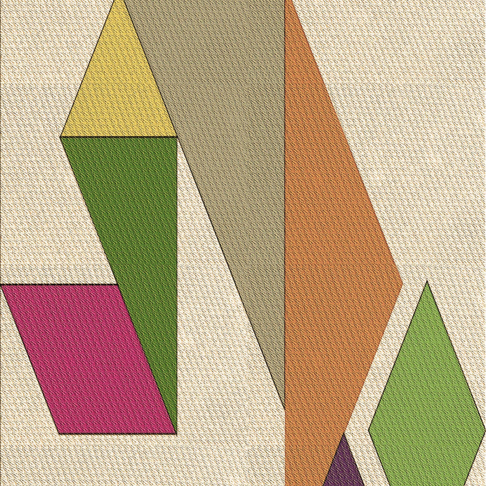 Patterned Khaki Gold Rug, pat3311brn