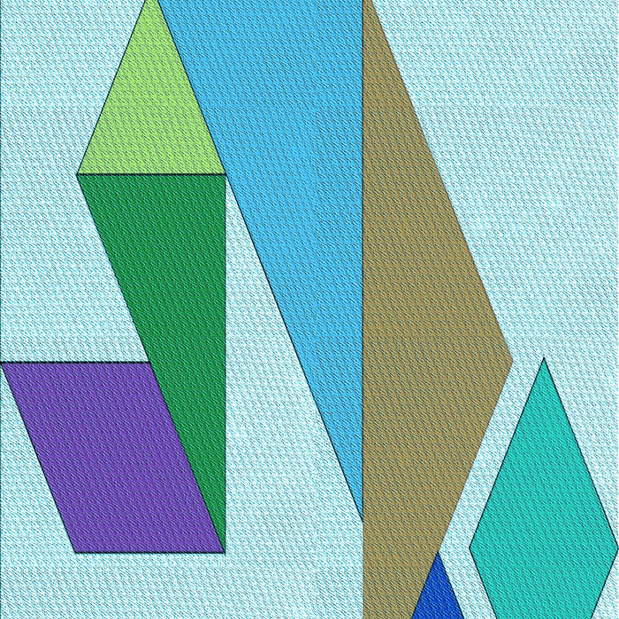 Patterned Blue Rug, pat3311lblu