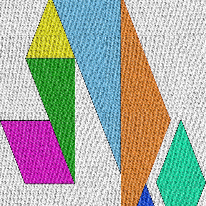 Patterned Mint Green Novelty Rug, pat3311