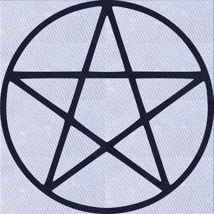 Round Patterned Lavender Blue Rug, pat3312blu