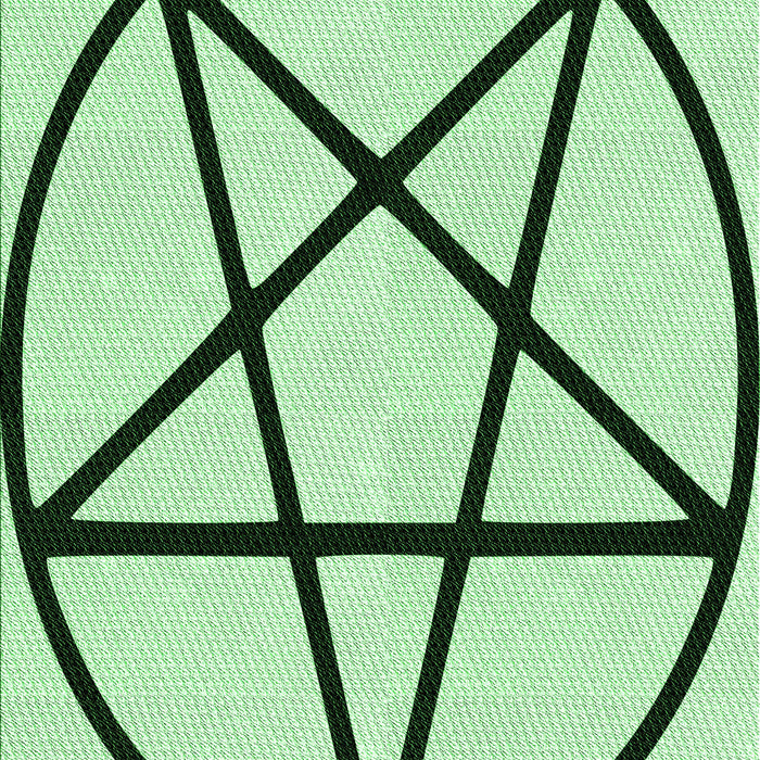 Patterned Mint Green Rug, pat3312grn