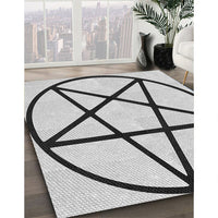 Patterned Platinum Gray Rug, pat3312gry