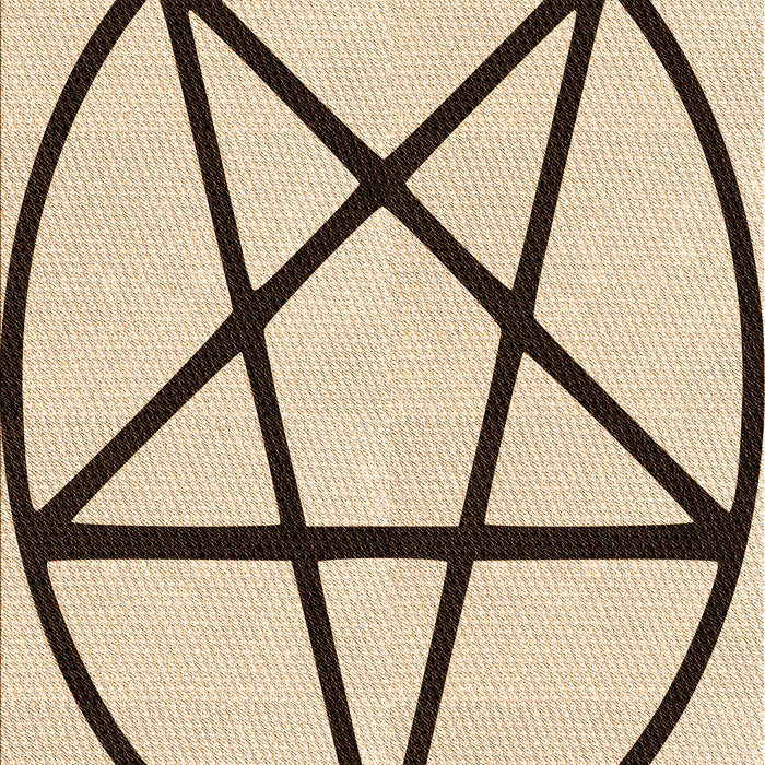 Patterned Light Brown Rug, pat3312org