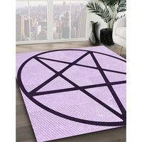 Patterned Orchid Purple Rug, pat3312pur