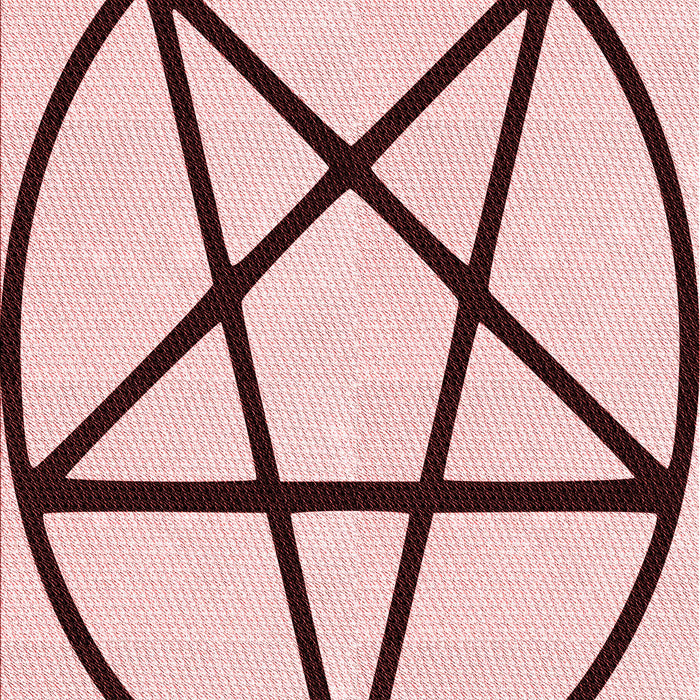 Patterned Light Rose Pink Rug, pat3312rd