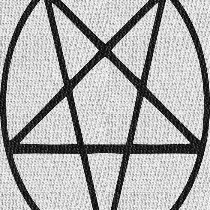 Patterned Ash Gray Novelty Rug, pat3312