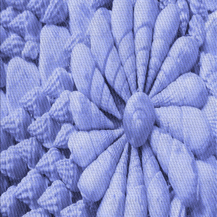 Patterned Sky Blue Rug, pat3313blu