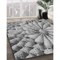 Patterned Silver Gray Rug, pat3313gry