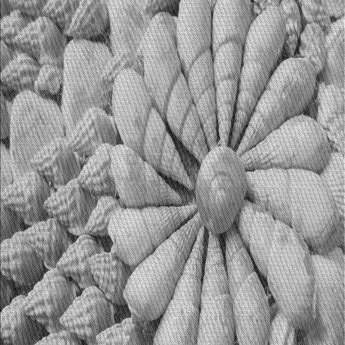 Machine Washable Transitional Silver Gray Rug, wshpat3313gry