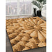 Machine Washable Transitional Orange Rug in a Family Room, wshpat3313org