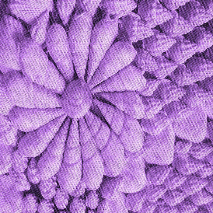 Round Machine Washable Transitional Violet Purple Rug, wshpat3313pur