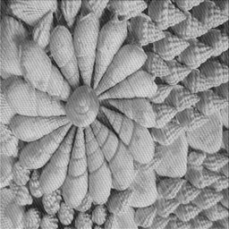 Square Patterned Carbon Gray Novelty Rug, pat3313
