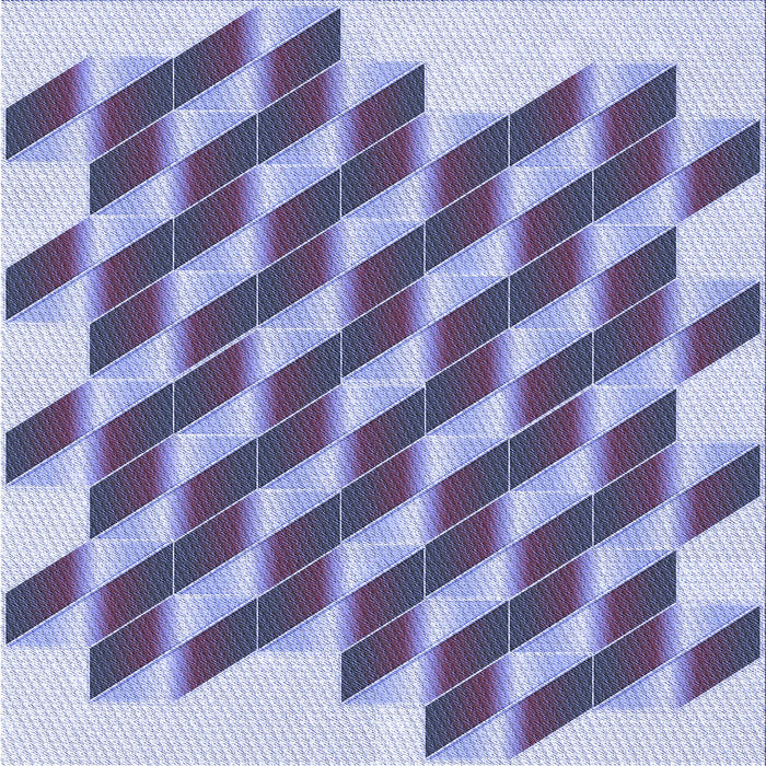 Round Machine Washable Transitional Deep Periwinkle Purple Rug, wshpat3314blu