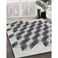 Patterned Carbon Gray Rug, pat3314gry