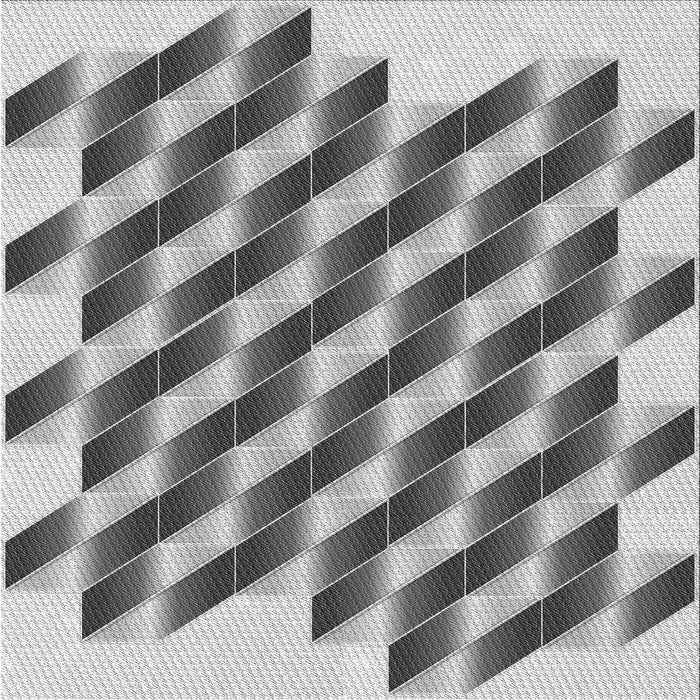 Round Machine Washable Transitional Carbon Gray Rug, wshpat3314gry