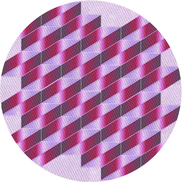 Square Machine Washable Transitional Medium Violet Red Pink Rug in a Living Room, wshpat3314pur