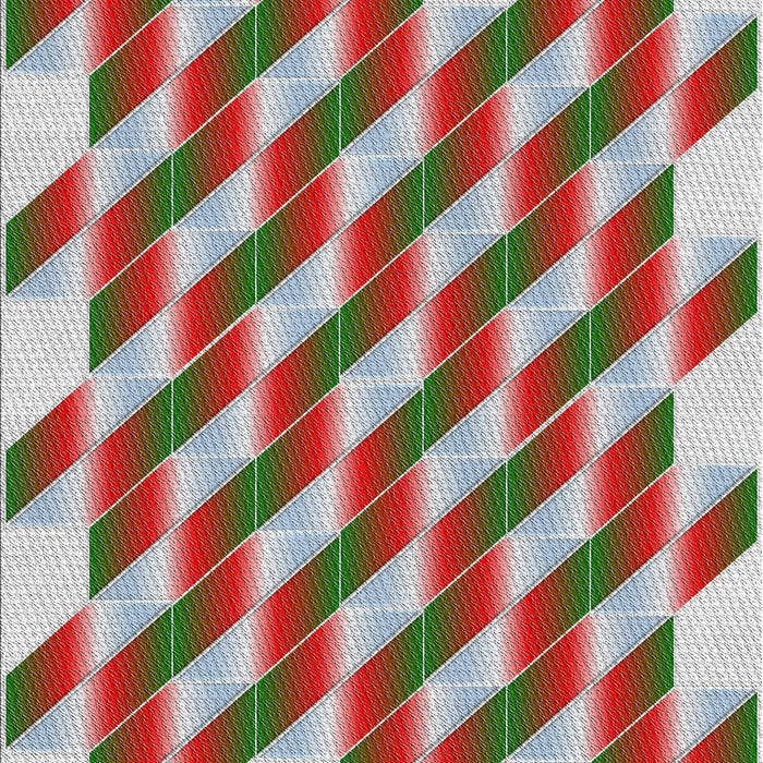 Patterned Brown Red Novelty Rug, pat3314