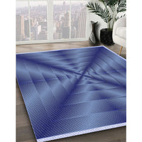 Patterned Blue Rug, pat3315blu