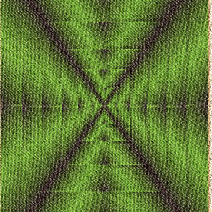 Machine Washable Transitional Army Green Rug, wshpat3315brn