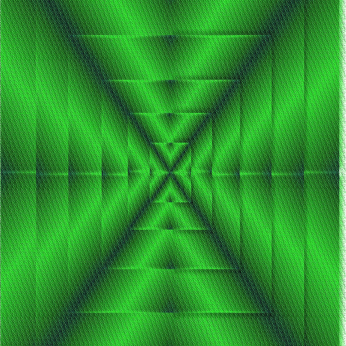 Patterned Green Rug, pat3315grn