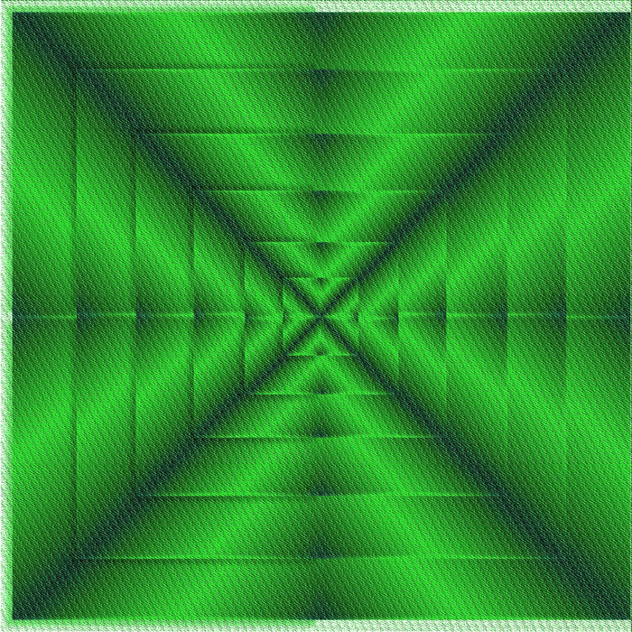 Round Patterned Green Rug, pat3315grn