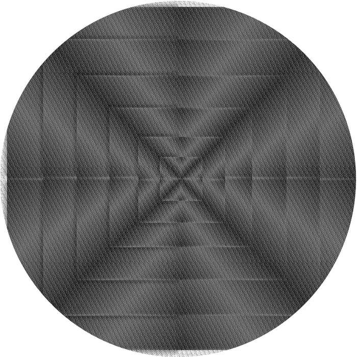 Square Patterned Dark Gray Black Rug, pat3315gry