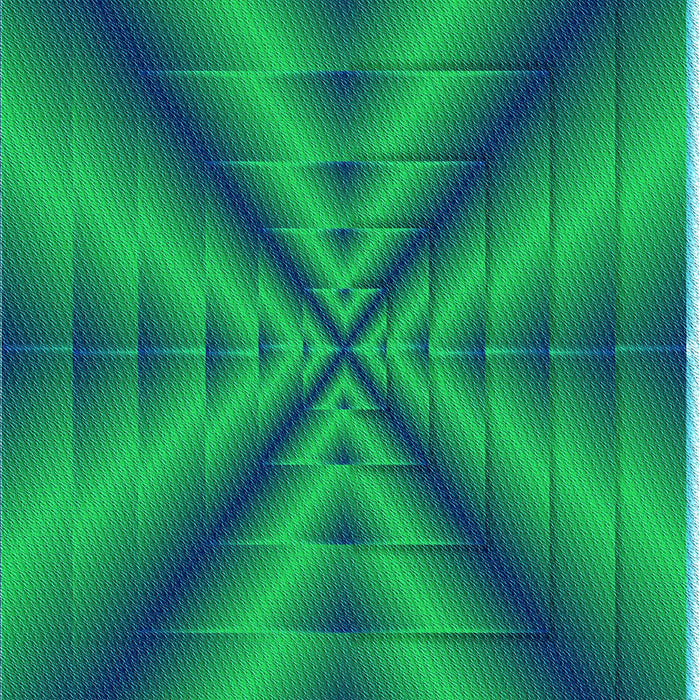 Patterned Spring Green Rug, pat3315lblu