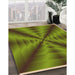 Patterned Pistachio Green Rug in Family Room, pat3315org