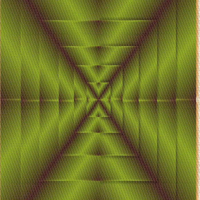 Patterned Pistachio Green Rug, pat3315org