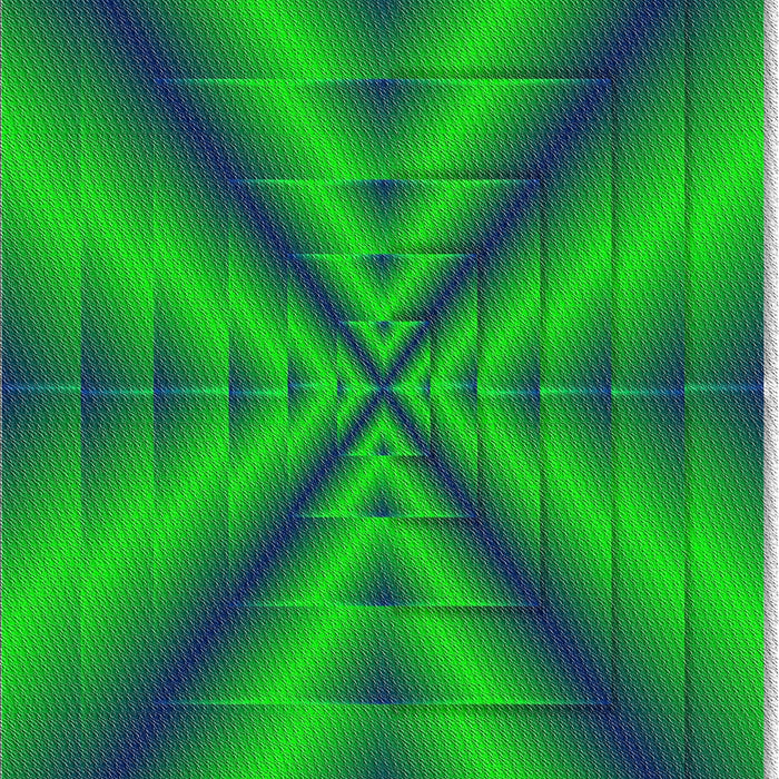 Machine Washable Transitional Neon Green Rug, wshpat3315