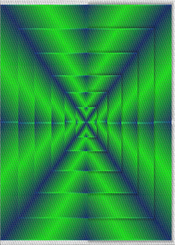 Patterned Neon Green Modern Rug, pat3315