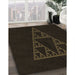 Machine Washable Transitional Black Rug in a Family Room, wshpat3316brn