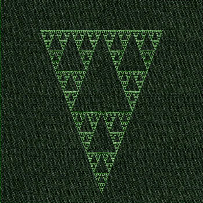 Round Patterned Deep Emerald Green Rug, pat3316grn