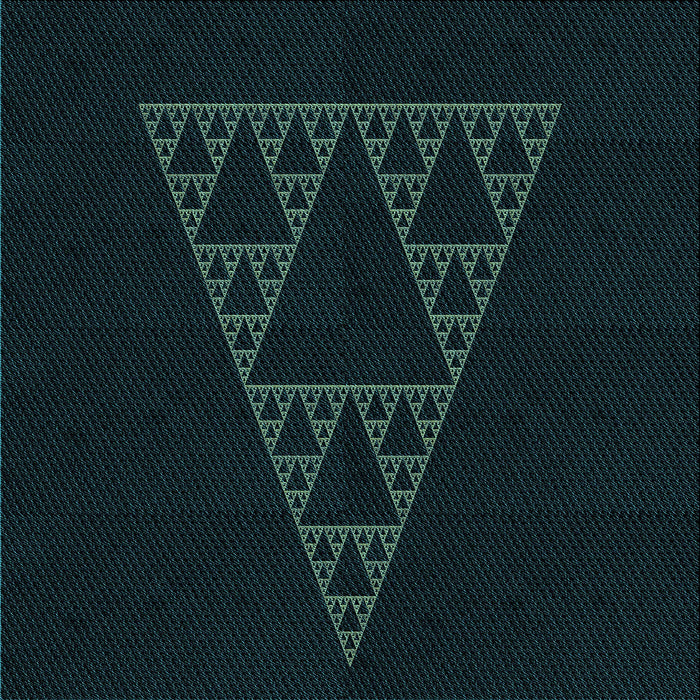 Round Patterned Black Rug, pat3316lblu