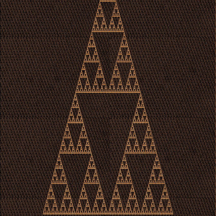 Patterned Red Brown Rug, pat3316org