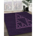 Machine Washable Transitional Purple Rug in a Family Room, wshpat3316pur