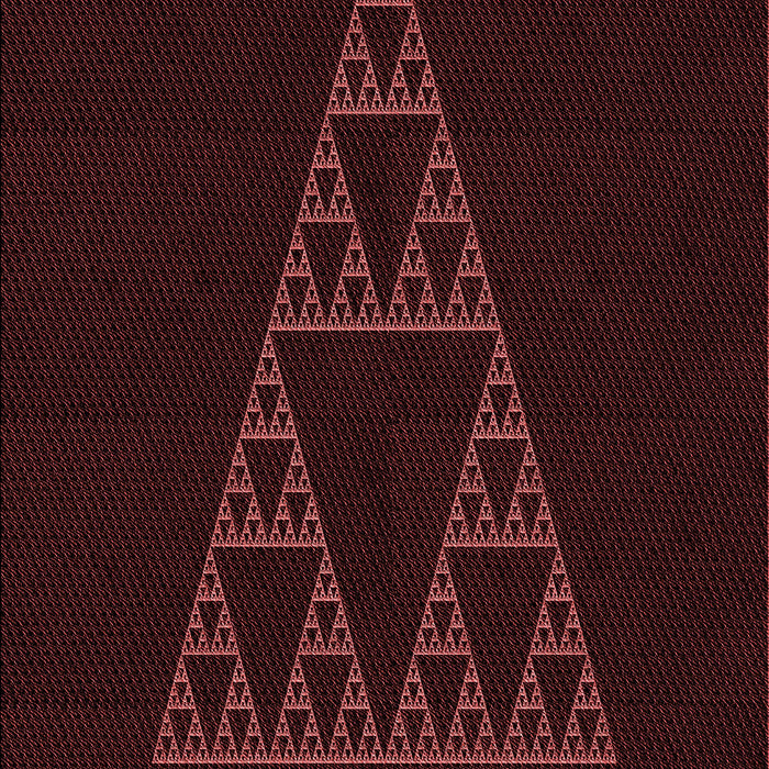 Patterned Chocolate Brown Rug, pat3316rd