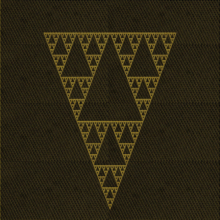 Round Patterned Black Rug, pat3316yw