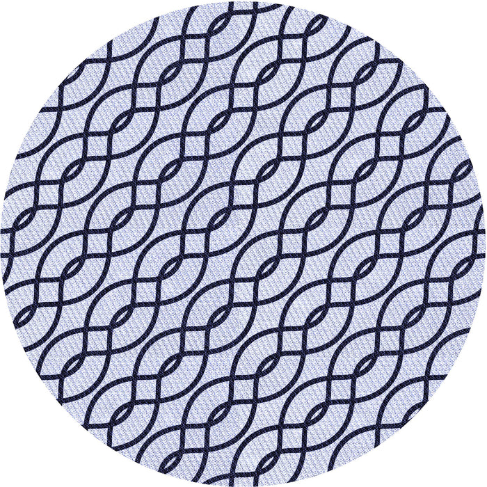 Square Patterned Lavender Blue Rug, pat3317blu