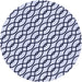 Square Patterned Lavender Blue Rug, pat3317blu