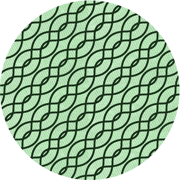 Square Machine Washable Transitional Mint Green Rug in a Living Room, wshpat3317grn