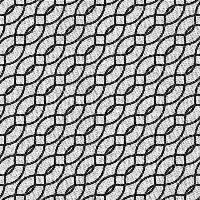 Round Patterned Platinum Gray Rug, pat3317gry