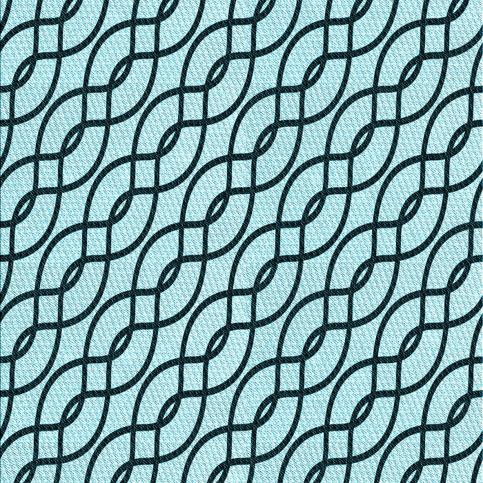 Machine Washable Transitional Electric Blue Rug, wshpat3317lblu