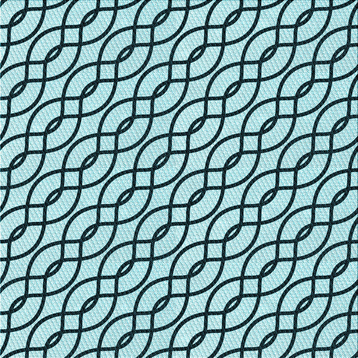 Round Machine Washable Transitional Electric Blue Rug, wshpat3317lblu